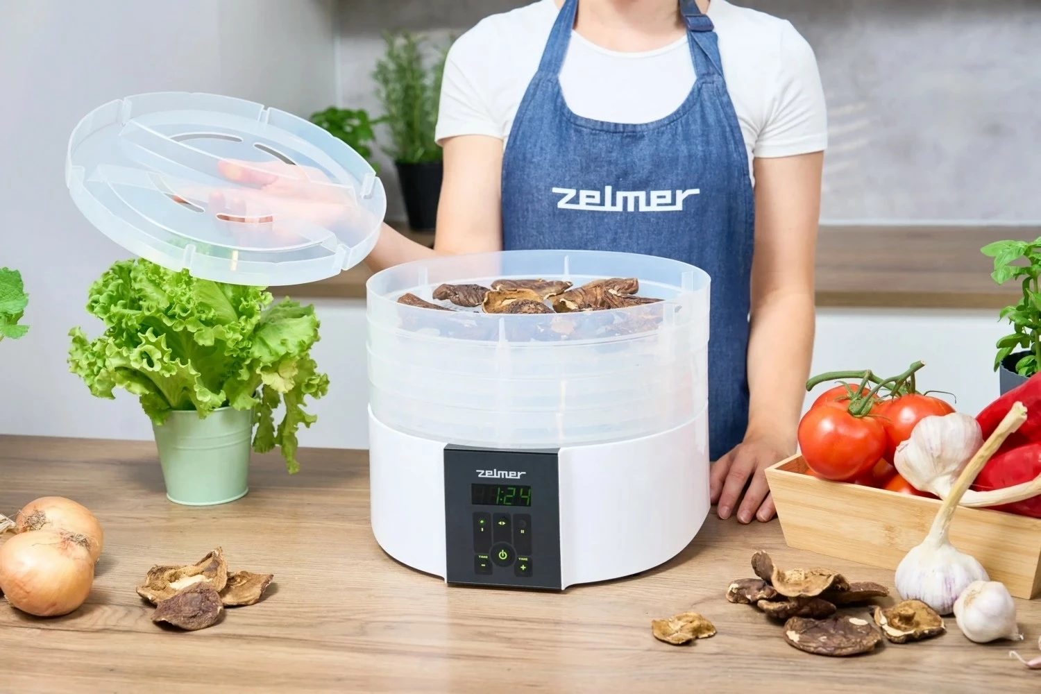 Tharëse ushqimi Zelmer ZFD2020, e bardhë