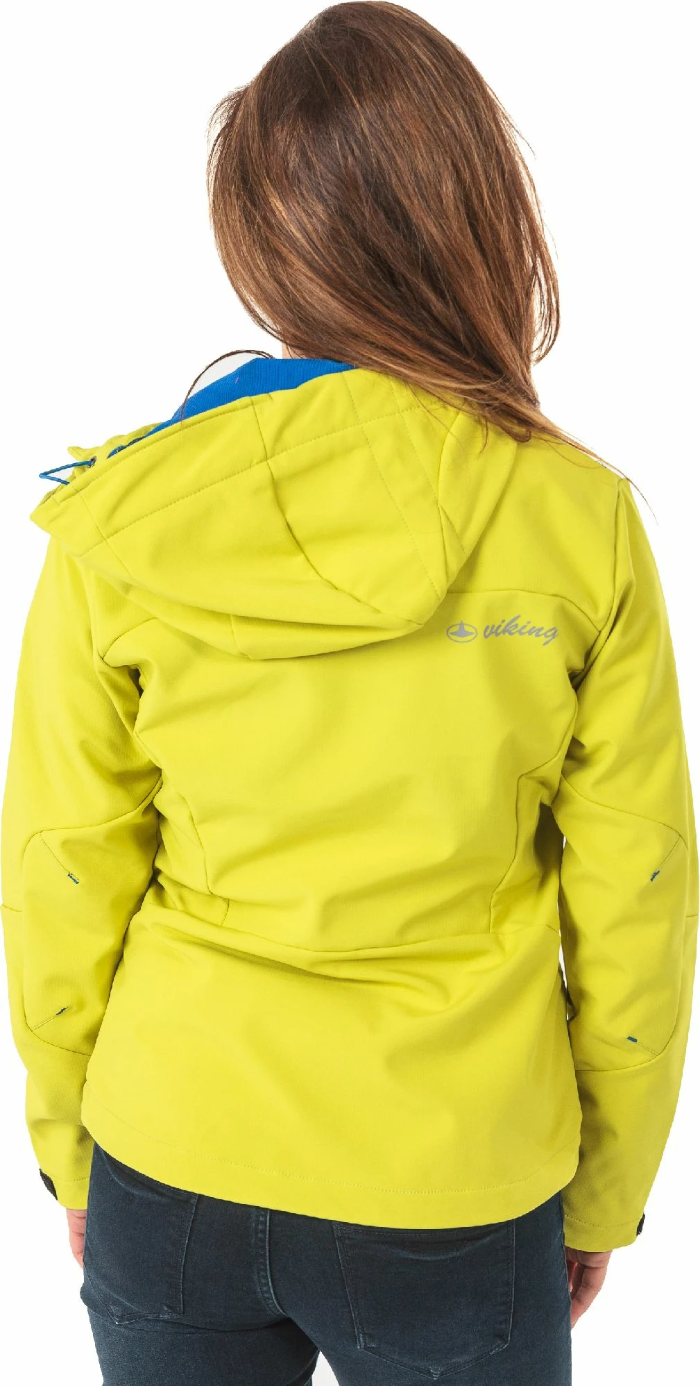 Xhaketë për femra Viking Eva 7007515S, softshell 4-way stretch, madhësia S, e verdhë