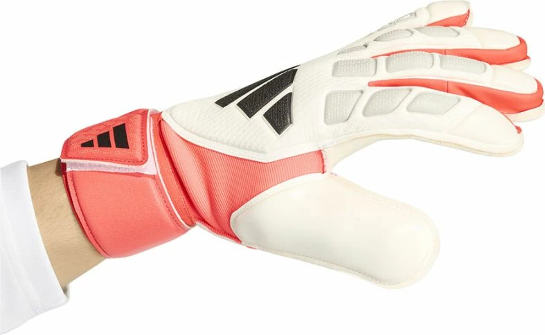 Doreza portieri adidas për meshkuj, të bardha e të kuqe