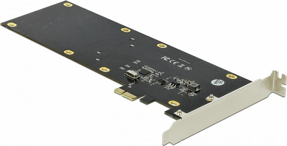 Kartelë zgjerimi PCIe DeLOCK 90348, 2x SATA 6 Gbit/s, PCIe 2.0, e brendshme, e zezë
