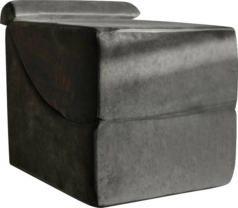 Divan Bella, kadife, ngjyrë antracit, Atelier del Sofa