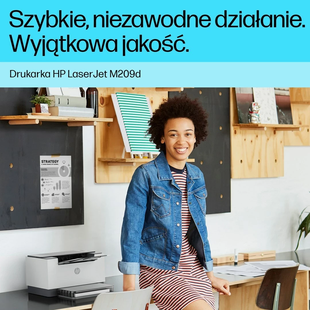 Printer HP LaserJet M209d, Laser, E zezë