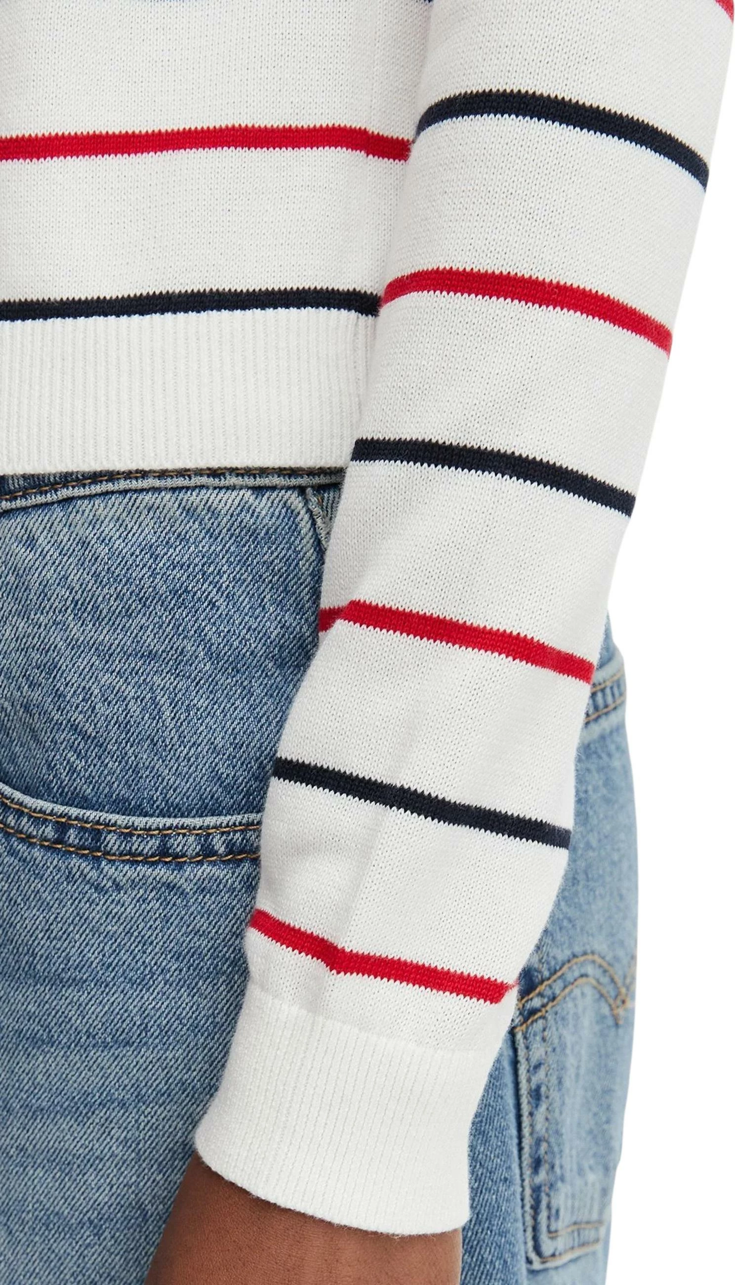 Xhemper kardigan për femra Tommy Hilfiger Jeans DW0DW20976, i bardhë [Madhësia: XS]