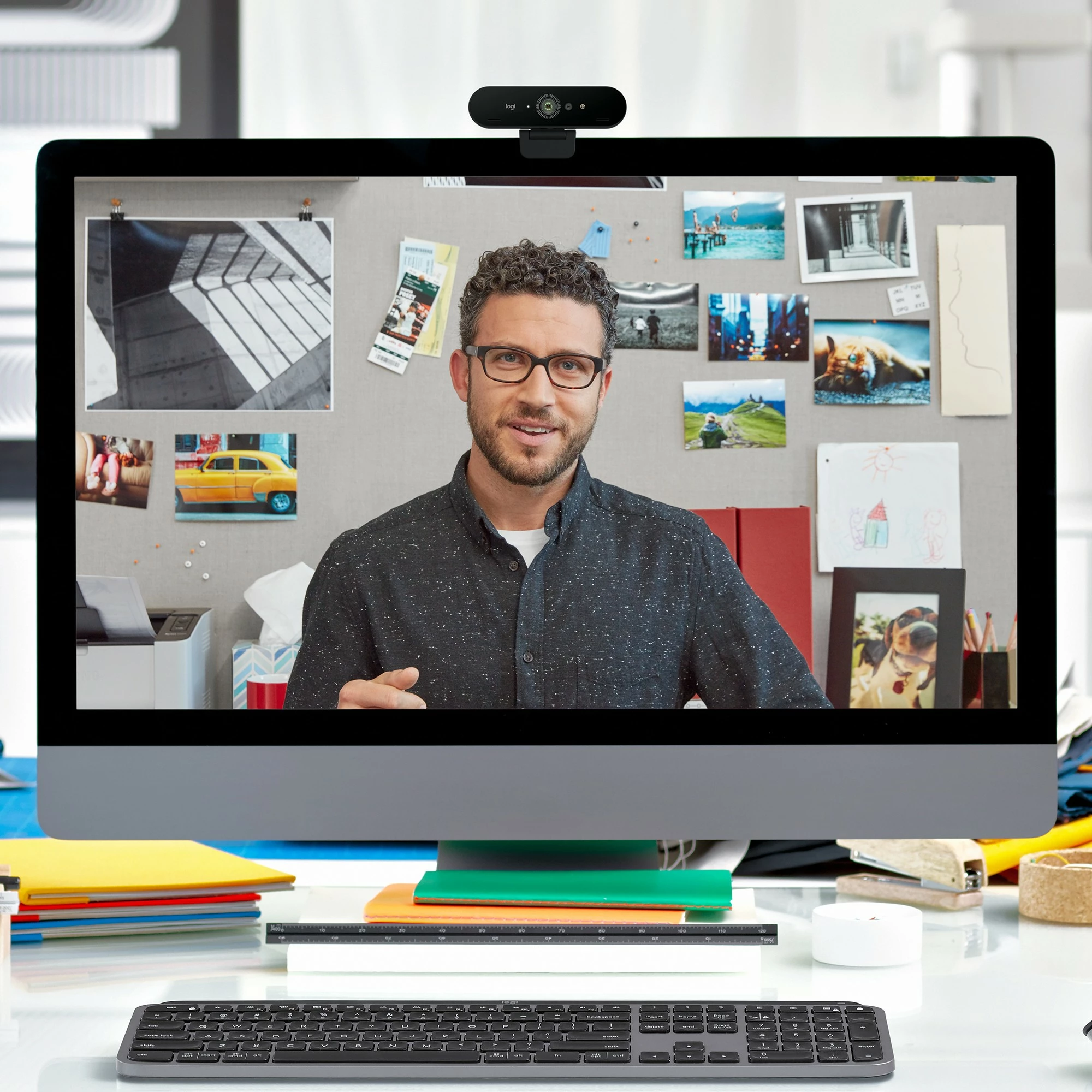 Kamerë Logitech BRIO 4K STREAM EDITION, 4096 x 2160 pixels, Full HD, 90 fps, e zezë