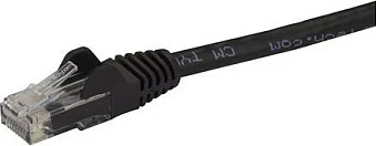 Kabllo rrjeti StarTech N6PATC10MBK Cat6, 10m, Gigabit, PoE, e zezë