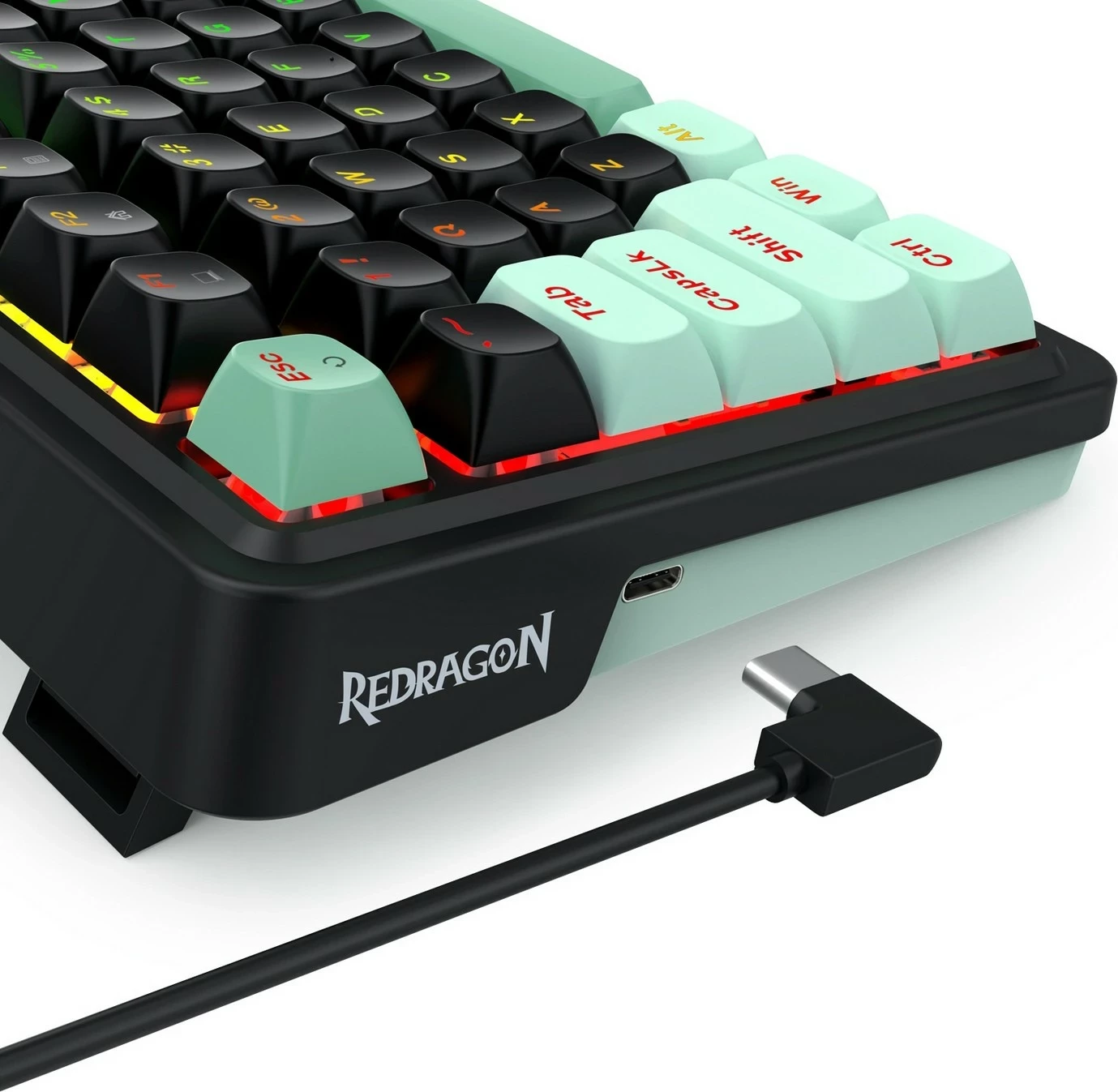 Tastierë Redragon EISA Magnetic K686BG-RGB-M, 96%, RGB, me tela, e zezë