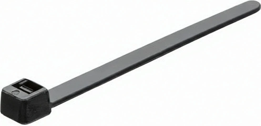 Lidhëse kabllosh Synergy21 ALLNET 19zbh, 200x3.6mm, paketë 100 copë, e zezë