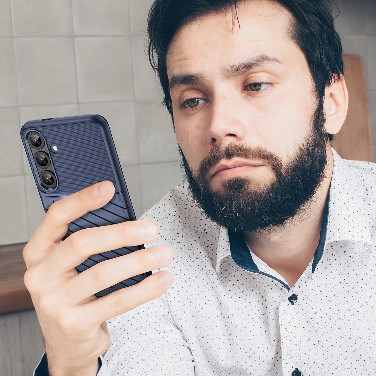 Mbështjellës Hurtel Thunder Case për Samsung Galaxy S25+, TPU, Kaltër