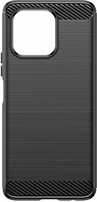 Kapak telefoni Hurtel Carbon Case për Honor X6a, i zi