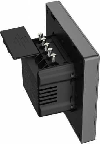 Switch muri smart Wi‑Fi SONOFF M5-3C-86, 3-kanal (triple), EU 86, gri e errët