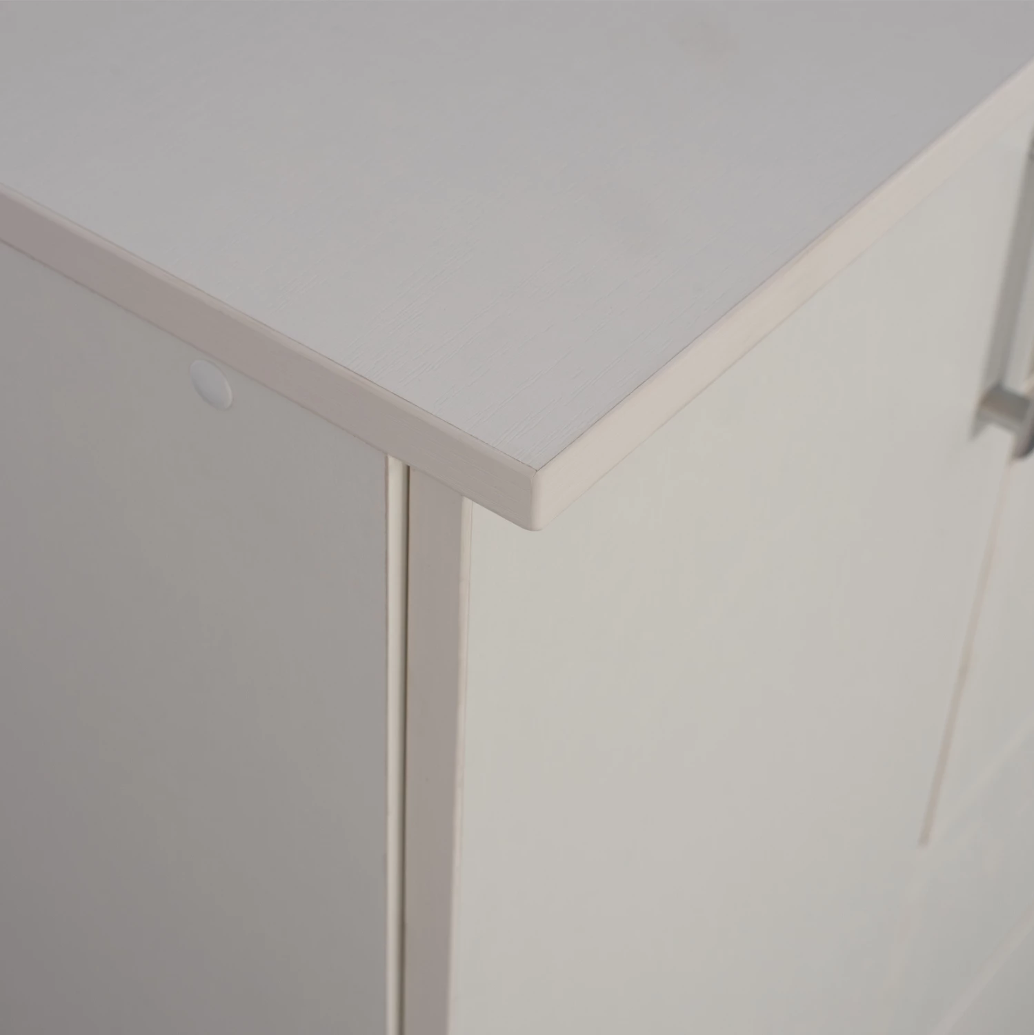 Bufe me 2 dollapë dhe 3 sirtarë, i bardhë, FH2430.03, 120x45x85 cm