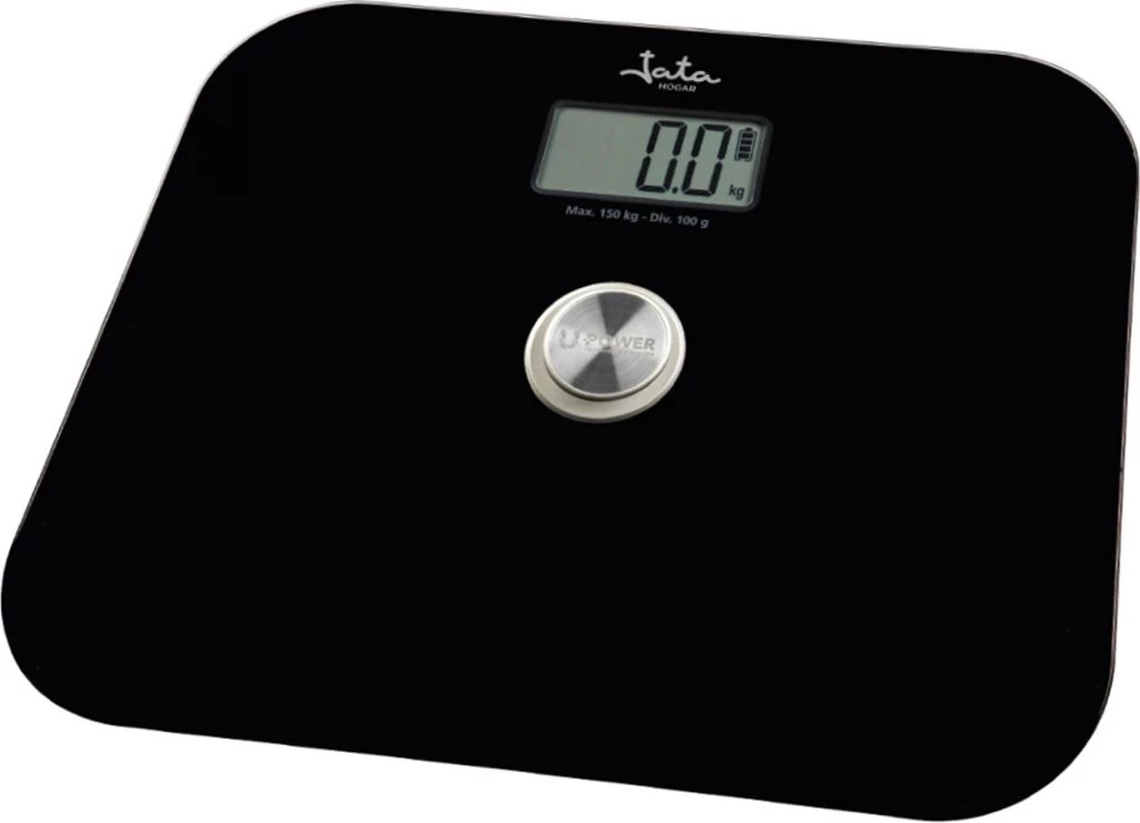 Peshore personale JATA ECOLOGICAL SCALE NO BATTERY UPOWER, e zezë