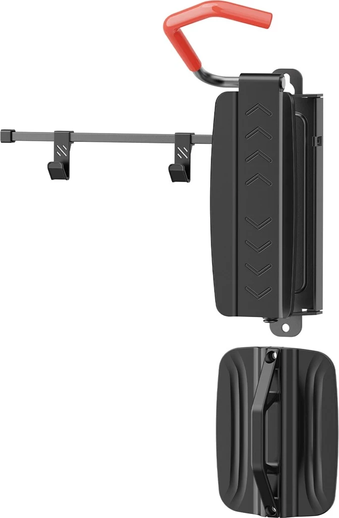 Mbajtës biçiklete Maclean MC-499, i montuar në mur, 35kg, Zi