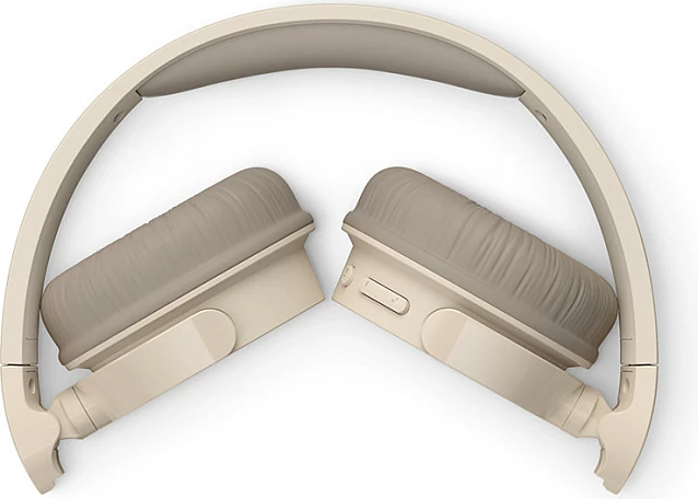 Kufje wireless Philips TAH3209BG/00, Bluetooth 5.3, 25h bateri, USB-C, bezhë