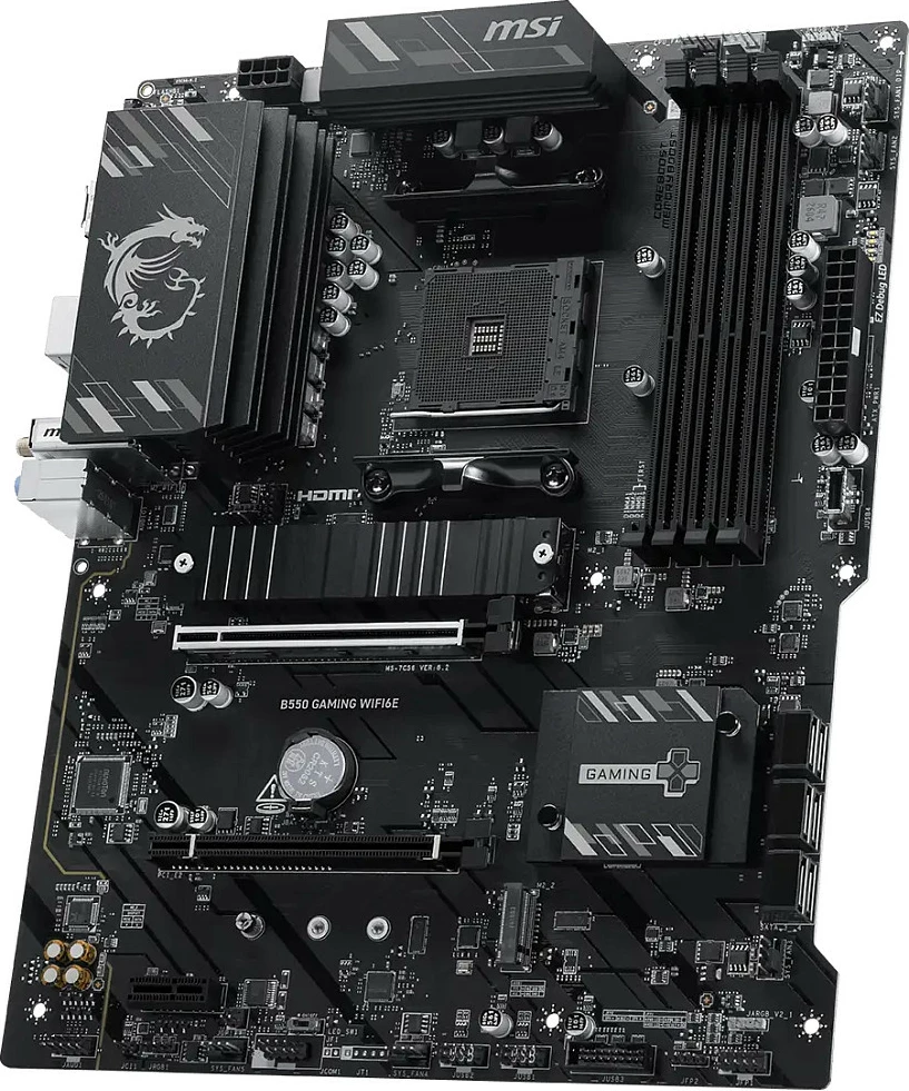 Pllakë amë MSI B550 Gaming WiFi6E, Socket AM4, ATX, DDR4, e zezë