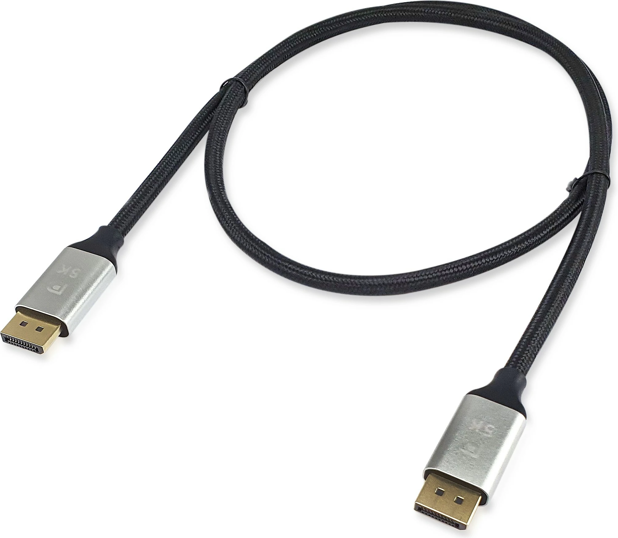 Kabëll DisplayPort 1.4 Equip, 3m, Alumin, Zi