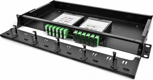 Kasetë fibër optike DeLOCK LWL HD, MPO në 12x SC Simplex, singlemode 9/125 µm, Polaritet A, e zezë
