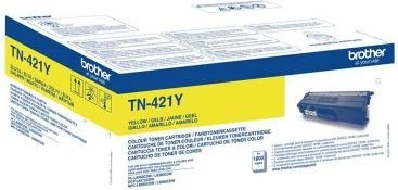 Toner Brother TN-421Y, rendiment 1,800 faqe, i verdhë