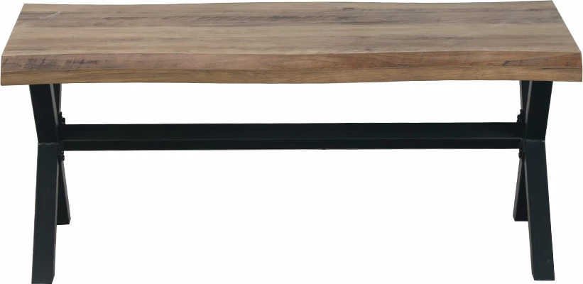 Tavolinë kafeje Brick, ngjyrë arre e zezë, 110x60x45