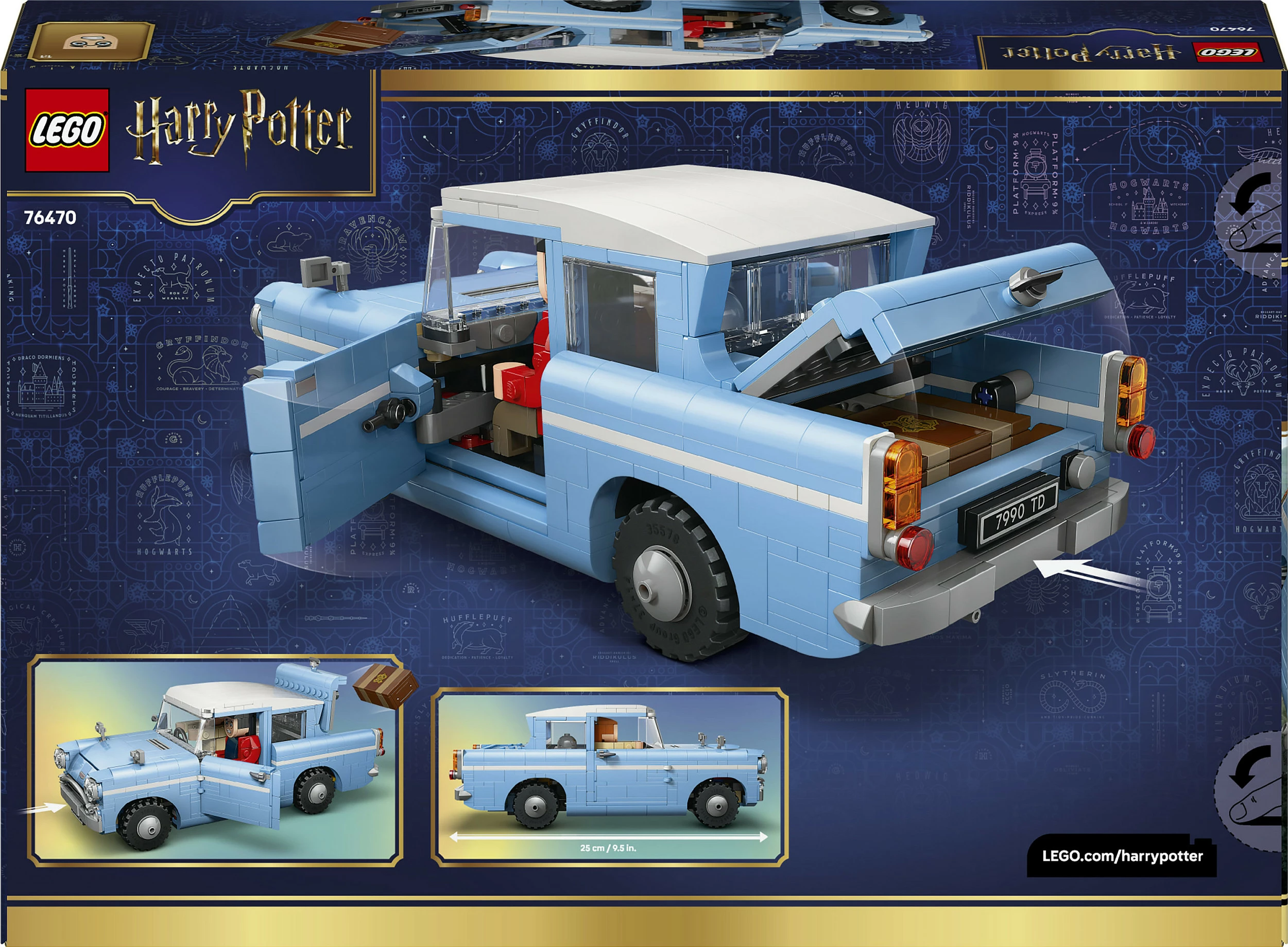 Set ndërtimi LEGO Harry Potter 76470, Enchanted Flying Ford Anglia, 868 copë, multikolor