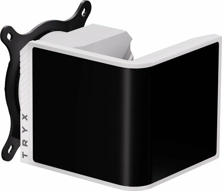 Ftohës uji AiO për CPU TRYX Panorama SE ARGB 360 (L-P360L-AM3M-G0W), 3x120mm PWM, ekran 3D AMOLED 2K 60Hz, e bardhë