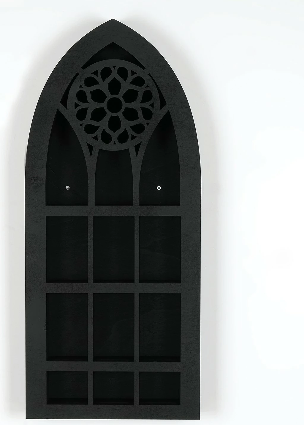 Organizues dekorativ prej druri, ngjyrë e zezë, Skye Decor, Meh207-S, 45x20x6 cm
