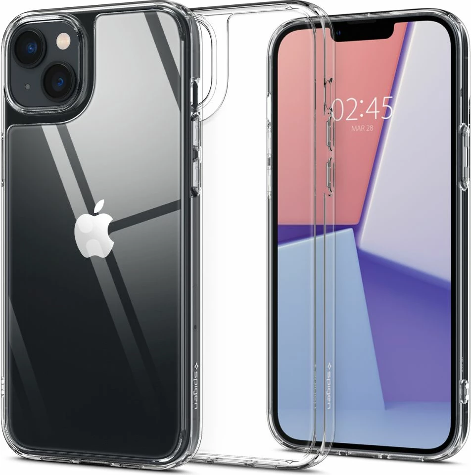 Mbështjellës Spigen Quartz Hybrid për iPhone 14 Plus, Transparent