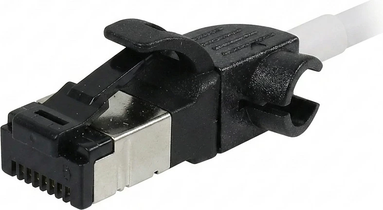 Kabllo rrjeti Synergy21 RJ45 CAT6A, 7.5m, S/FTP, 500MHz, slim 4.5mm, e bardhë