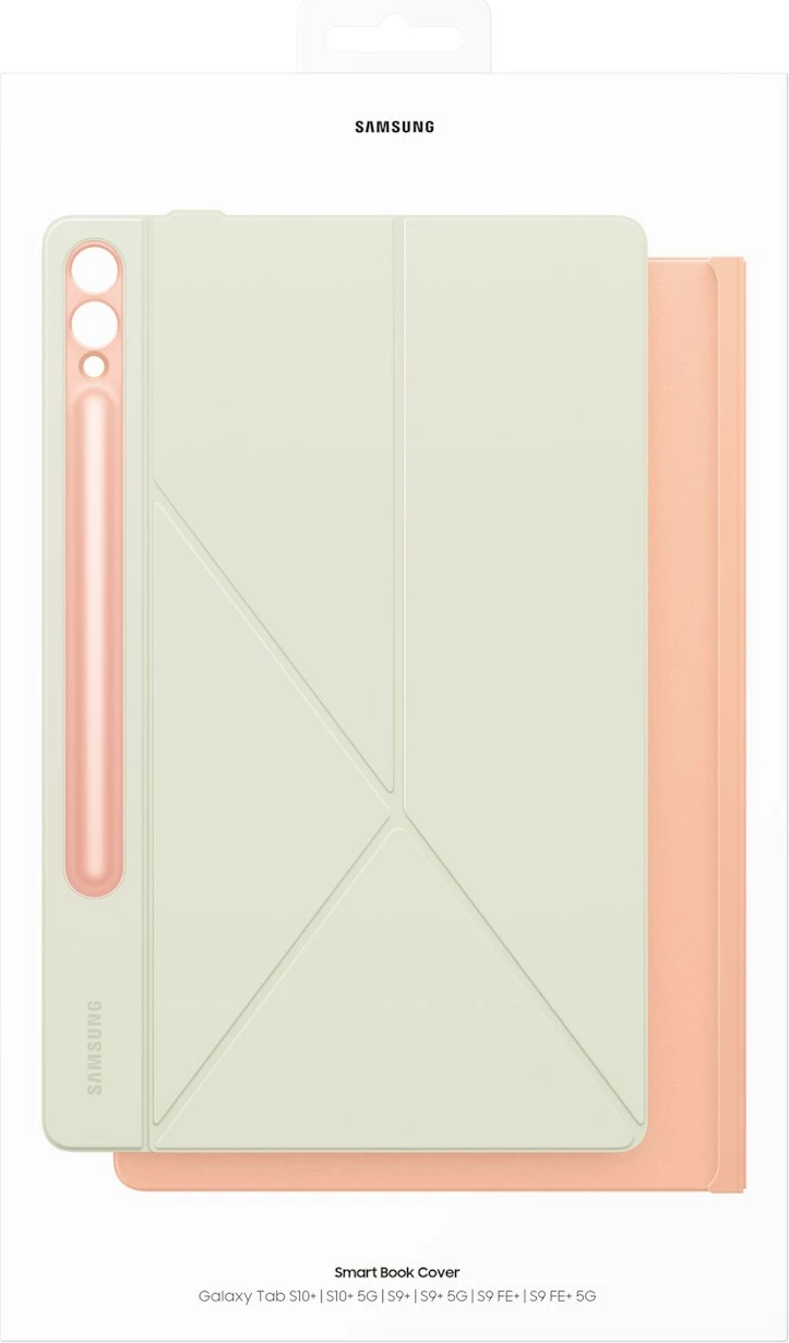 Mbështjellës folio Samsung Galaxy Tab S10+, S9+, S9 FE+, portokalli