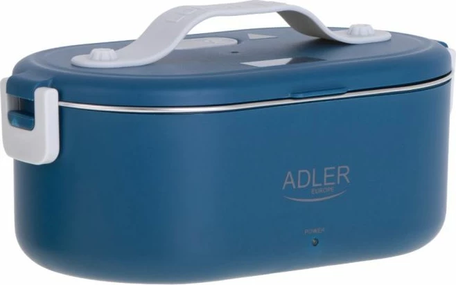 Kuti elektrike për ushqim Adler AD4505B 0.8 L blu, me lugë