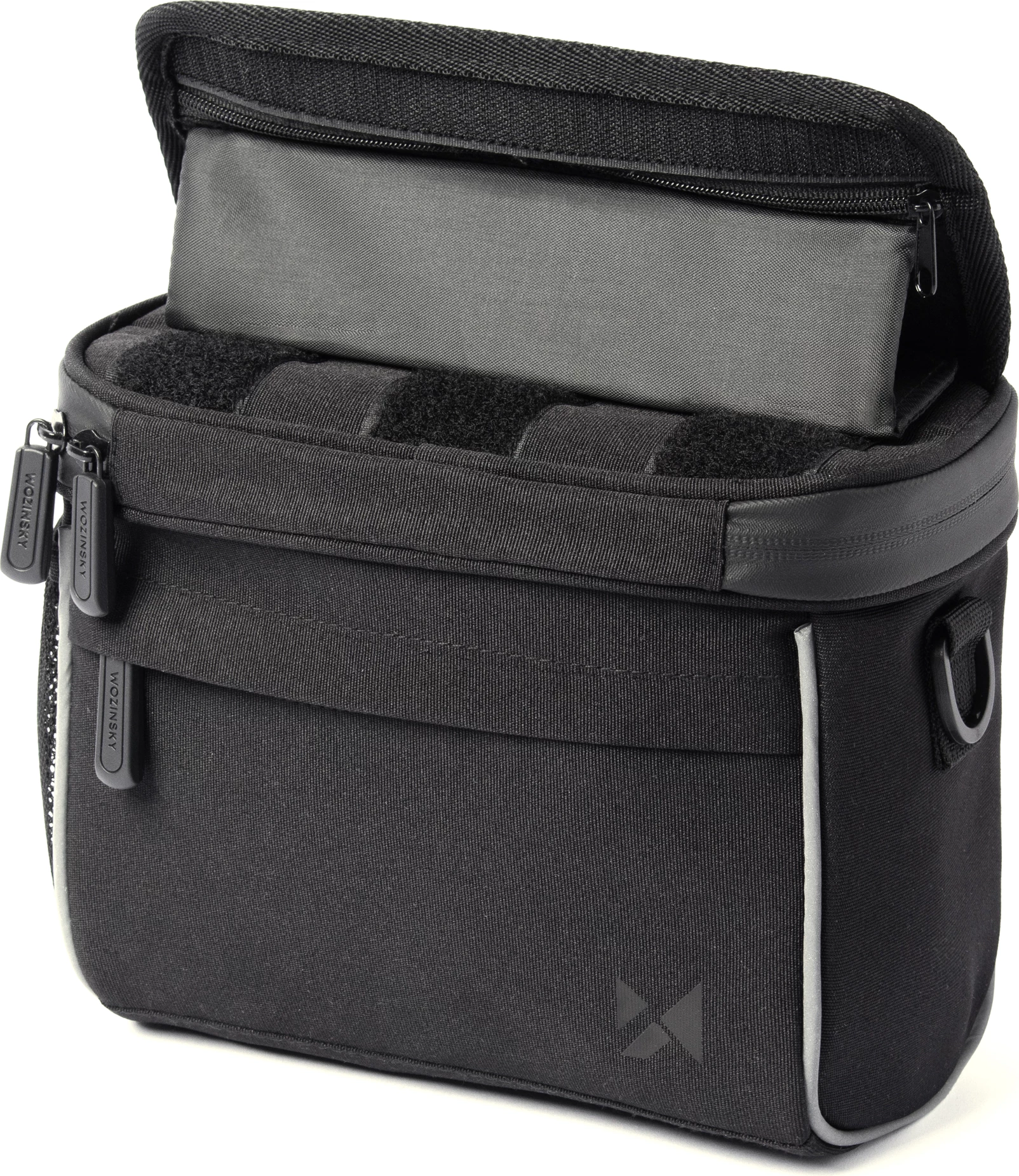 Çantë timoni/shpatulle për biçikletë Wozinsky WBHBB-01, 4L, e zezë