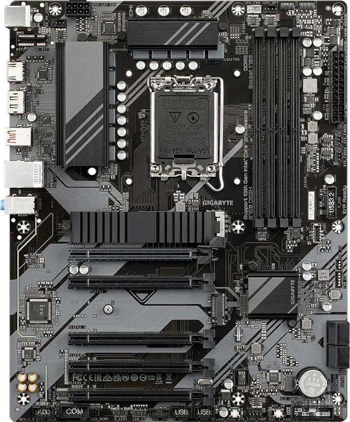 Pllakë amë Gigabyte B760 DS3H, mbështet Intel Core CPUs të gjeneratës 14