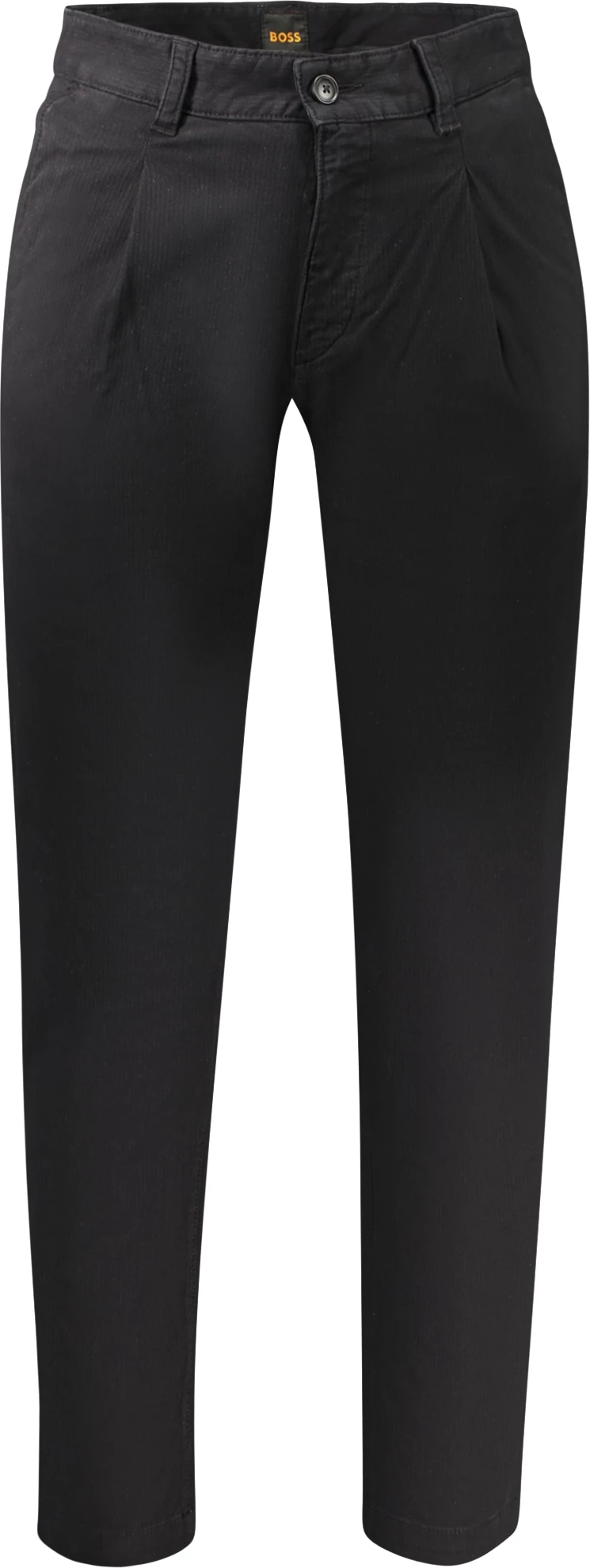 Pantallona për meshkuj BOSS tapered fit, të zeza