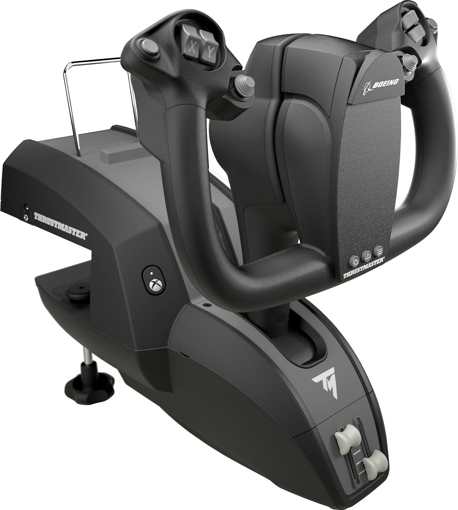Set yoke dhe throttle Thrustmaster TCA Boeing Edition, me kabllo, zi/gri