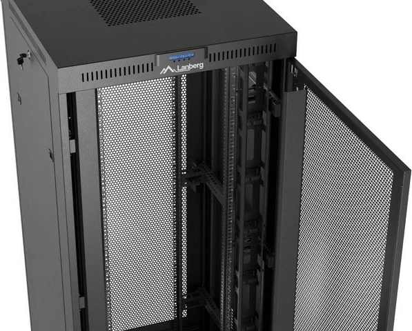 Kabinet rack LANBERG 19" 37U 800x800, i zi, me dyer të perforuara