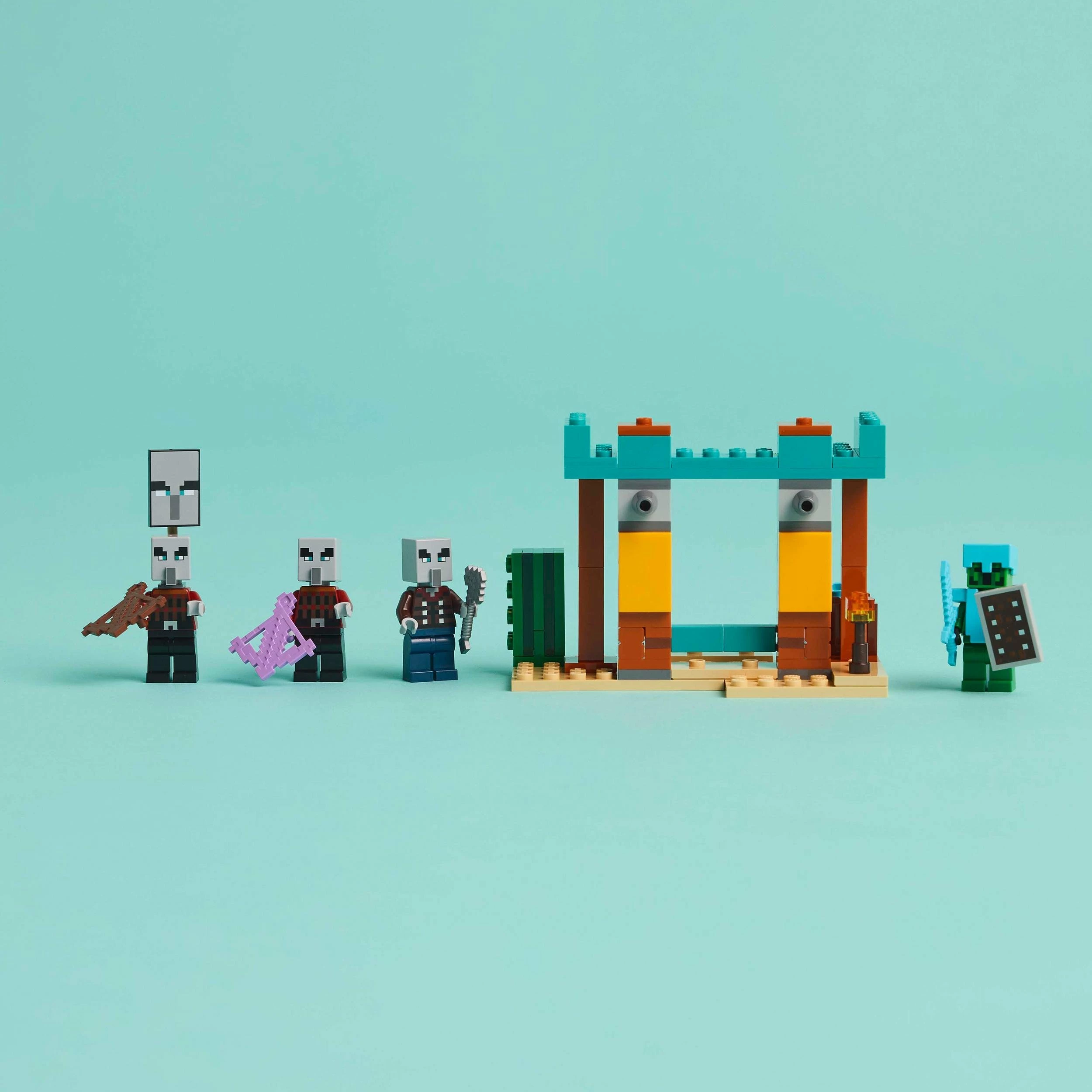 Set LEGO Minecraft 21267 Desert Illager Patrol, 105 copë