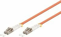 Patchcord fibër optike MicroConnect FIB440005, LC/PC-LC/PC duplex, 62.5/125µm, 5m, LSZH, portokalli