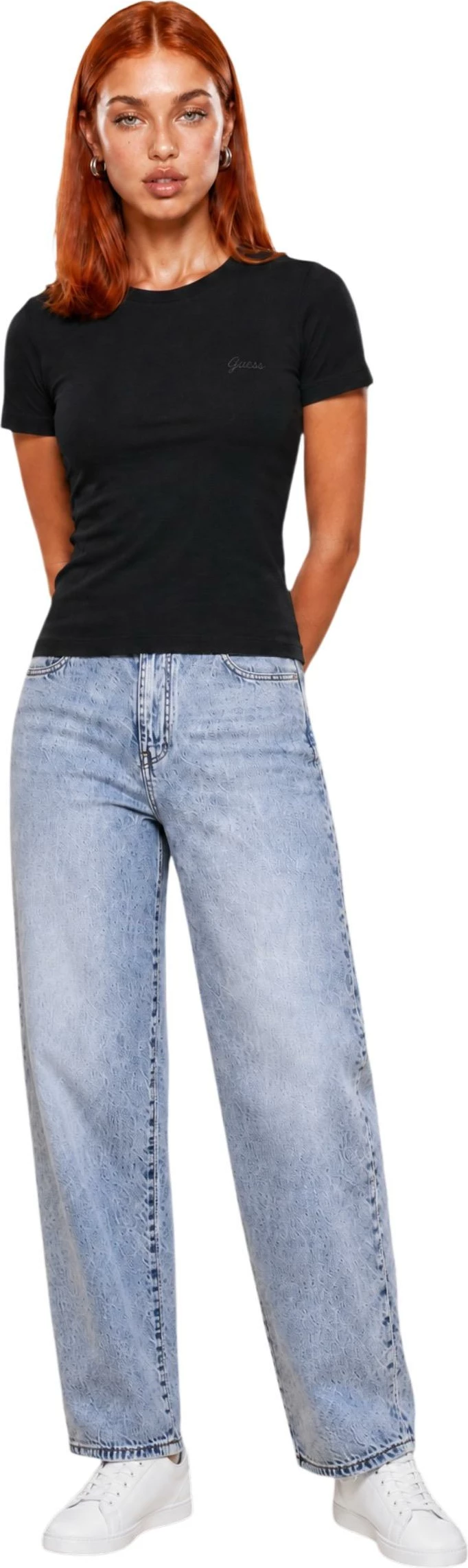 Maicë për femra Guess Active CHARA SS TEE V6YI02 K4259, e zezë [Madhësia: M]