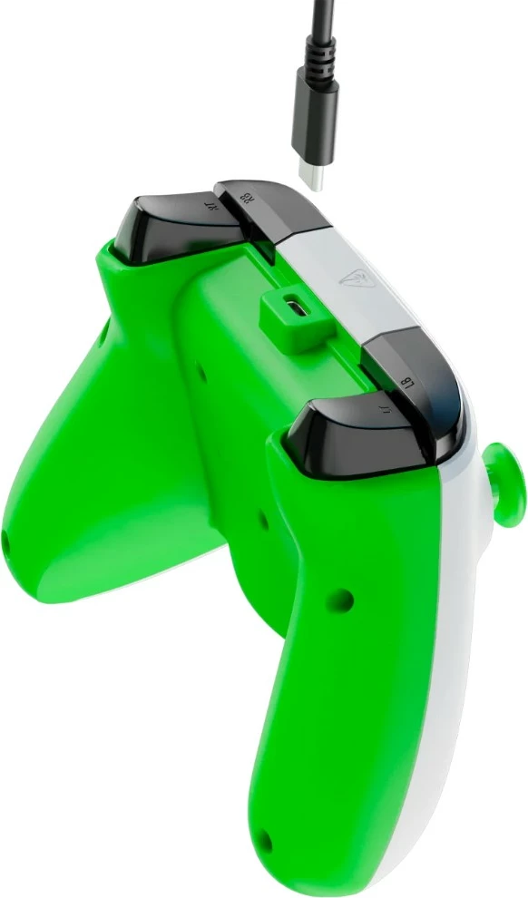 Kontroller me kabllo Turtle Beach Rematch Core për Xbox dhe PC, bardhë/jeshile