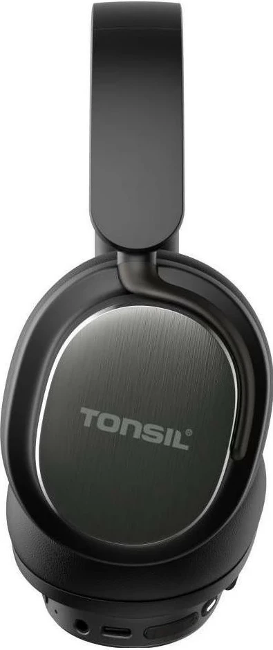 Kufje Tonsil R75BT, wireless, ANC, Bluetooth 6.0, me etui, të zeza
