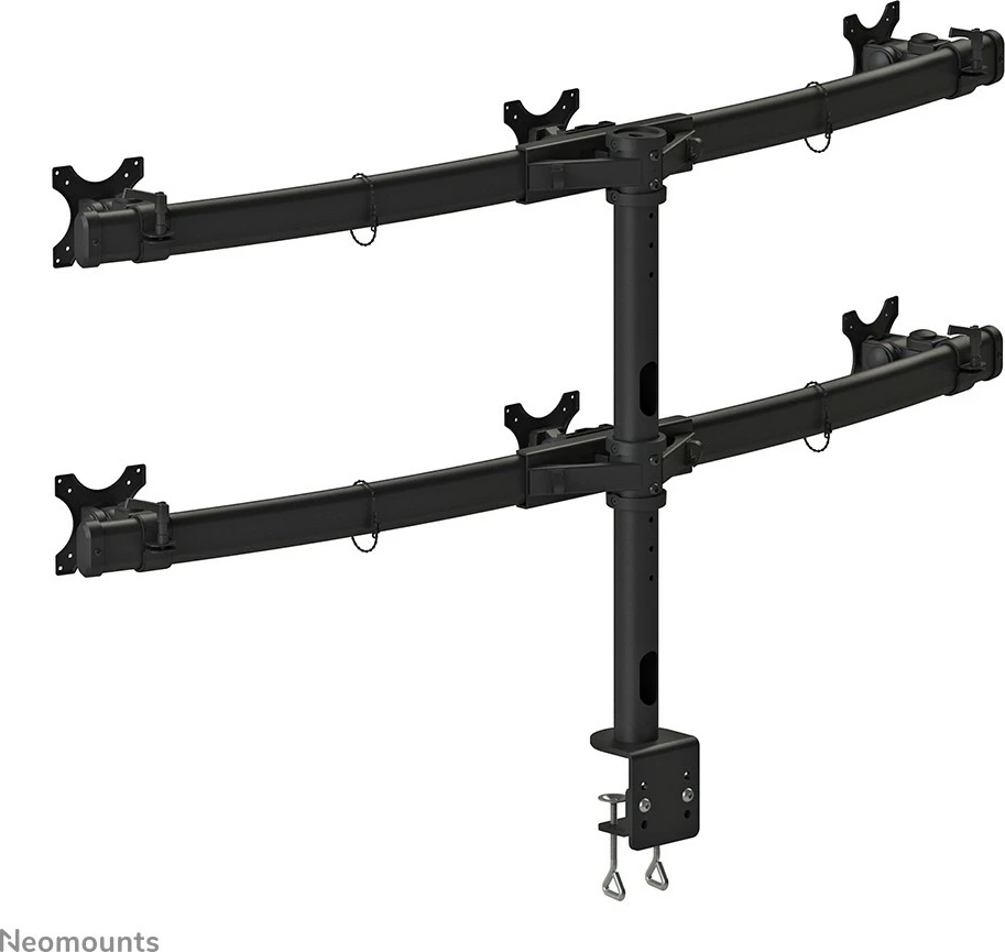 Mbajtës ekrani Neomounts, Newstar, FPMA-D700D6, 6 ekrane, i zi