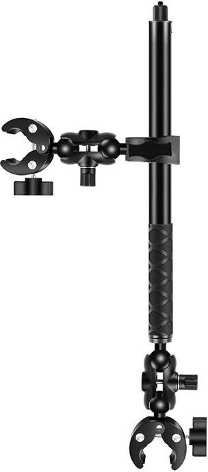Mbajtës motoçikletë/bicikletë me selfie stick, Puluz PU496B, 150 cm, i zi, set