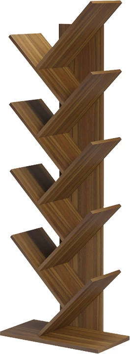 Raft librash Fyllo, ngjyrë arre, 50x25x141.5cm