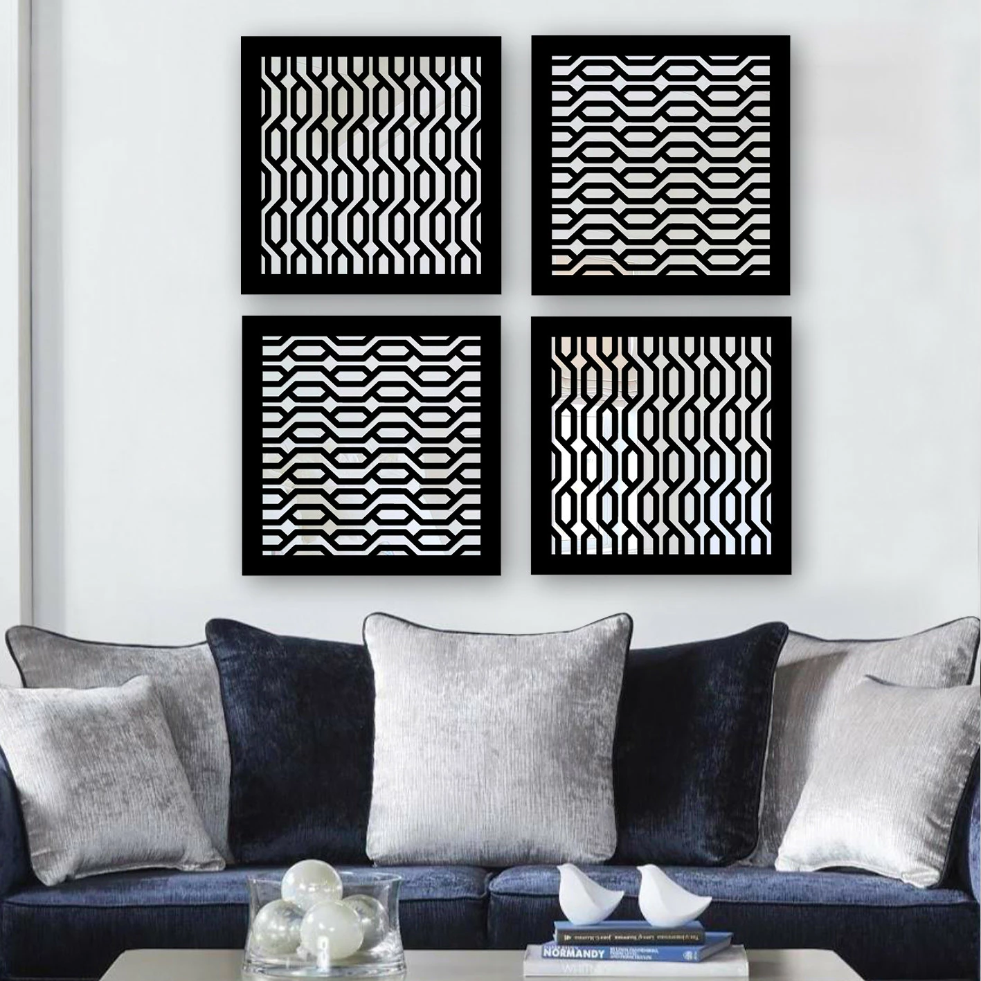 Set pasqyrash (4 copë), Wallity, SYH788848468