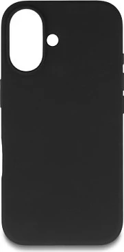 Mbështjellës DeLOCK iPhone 16, silikon Soft-Touch, 6.1", i zi