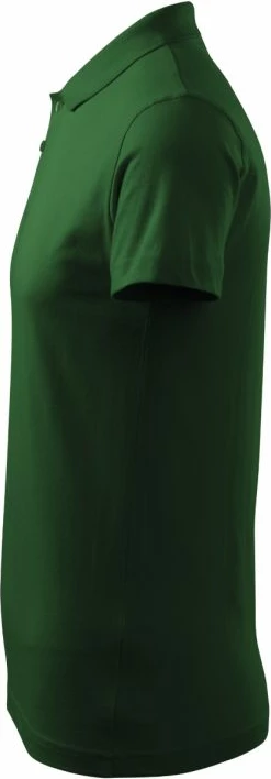 Fanellë polo për meshkuj Malfini, ngjyrë jeshile e errët
