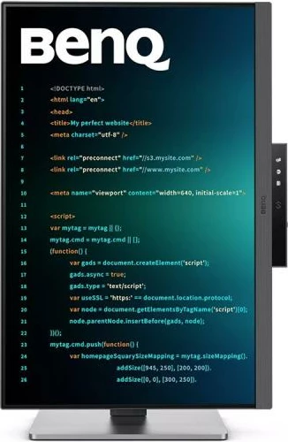 Monitor, BenQ, RD240Q (9H-LLXLA-TBE), 24", ekran i sheshtë TFT/LCD, i zi