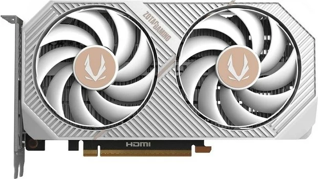 Kartë grafike Zotac GAMING GeForce RTX 5060 Twin Edge OC, 8 GB GDDR7, Bardhë