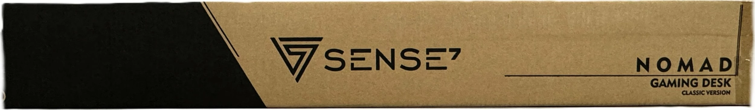 Tavolinë gaming SENSE7 Nomad Classic 100×50 cm, e zezë