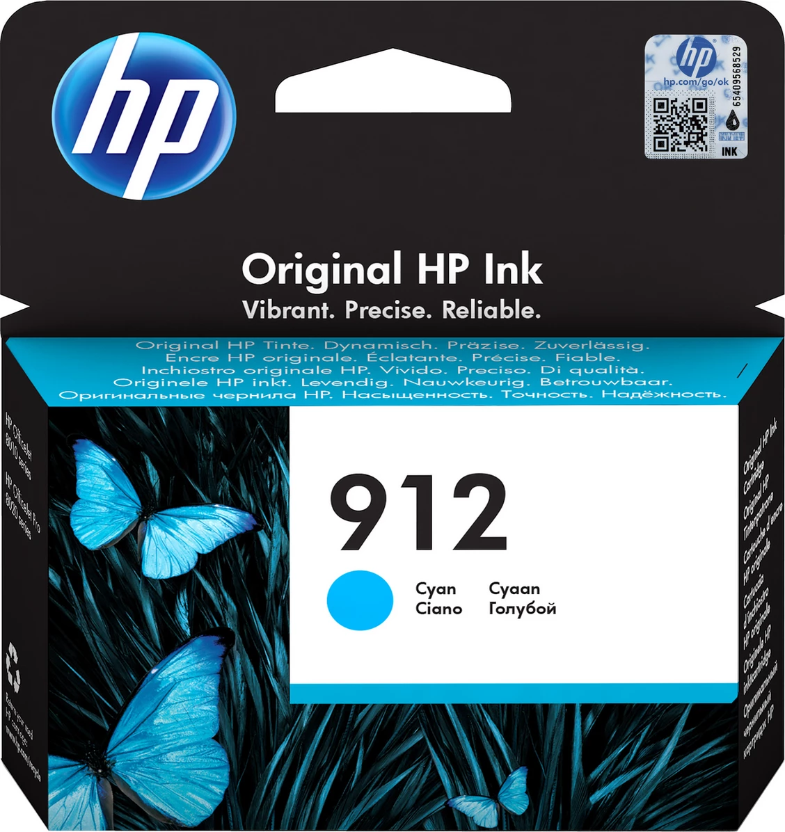 patron bojë HP 912 3YL77AE, 2.93 ml, deri 315 faqe, standard, cian